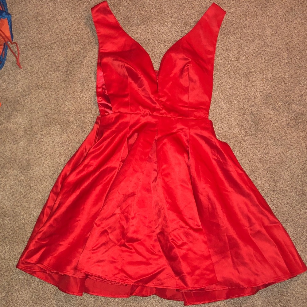 Red Skater Dress